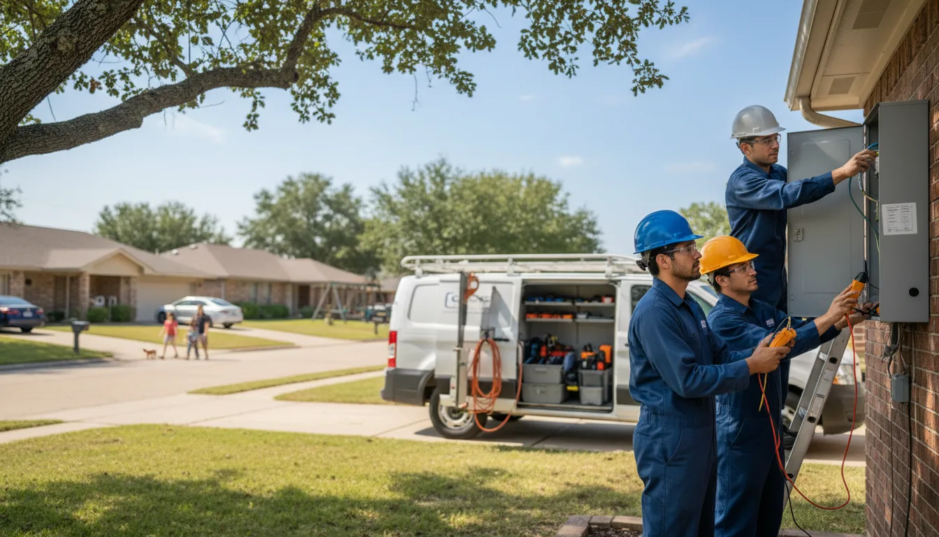 Certified electrician providing emergency electrical services in Lyons, GA